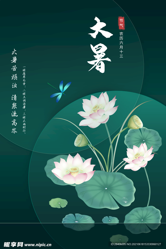 大暑海报