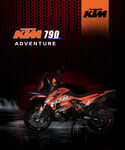 KTM790摩托机车海报