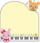 矢量小熊钢琴素材