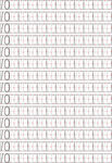 幼儿园10数字描10  数字1