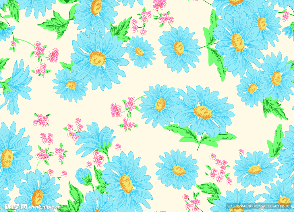 小蓝花