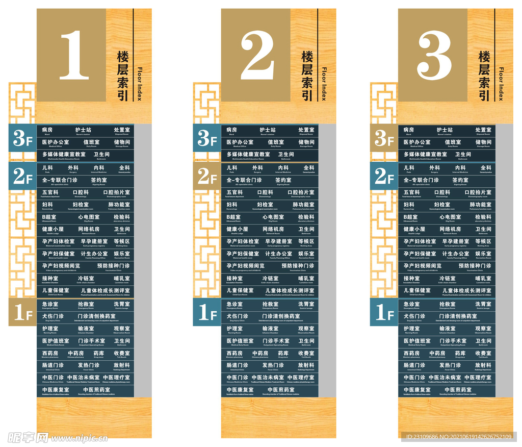医院楼层引索