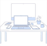 电子设备插画