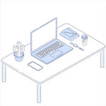 电子设备插画