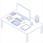 电子设备插画