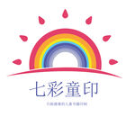 七彩童年logo