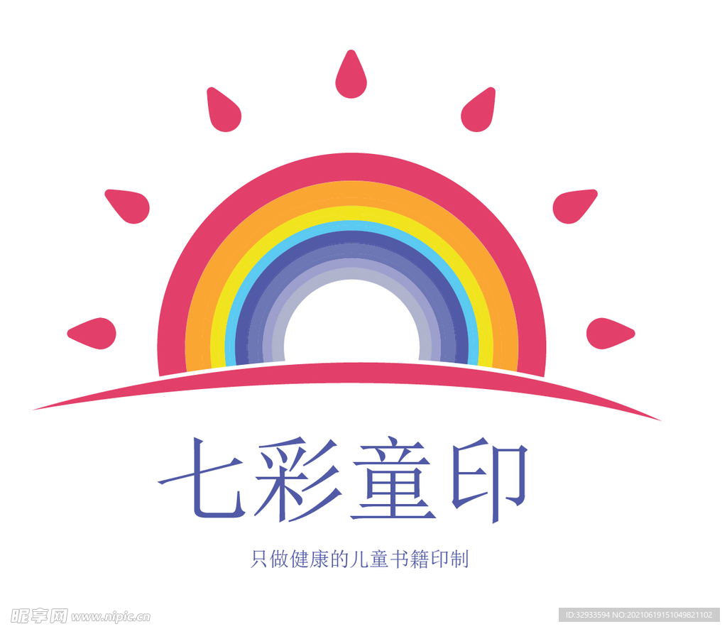 七彩童年logo