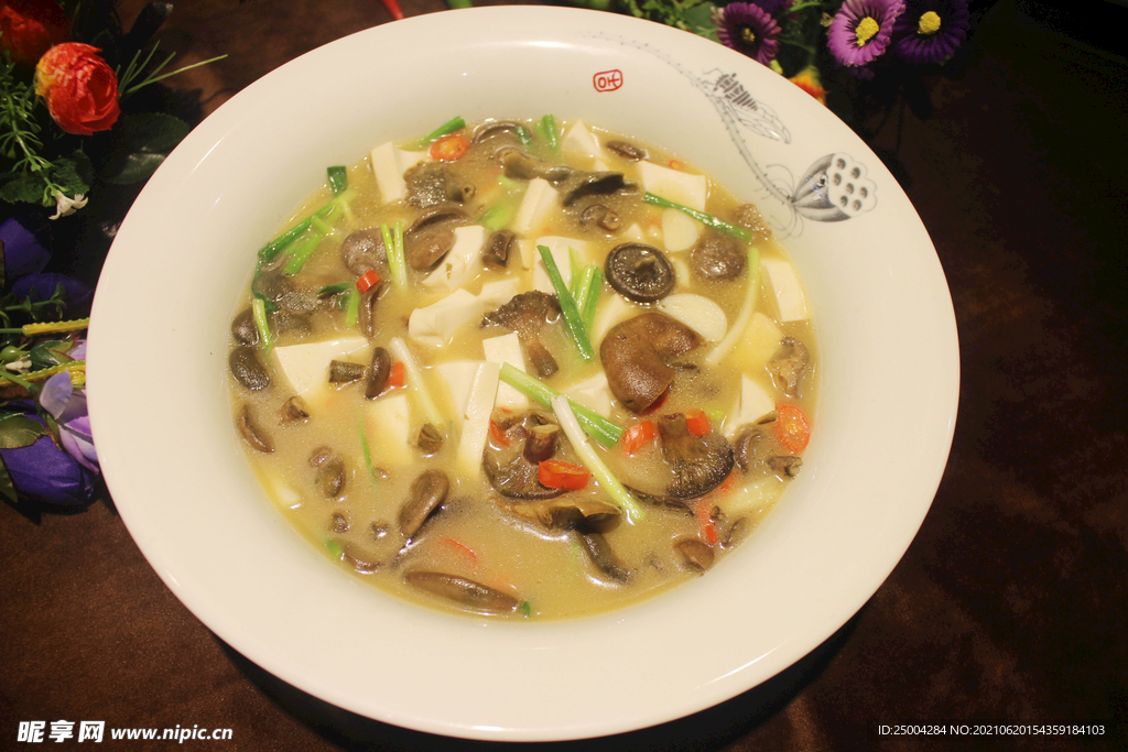 松菇豆腐