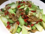 白菜梗油渣