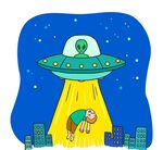 被外星人绑走的男子