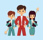 商务团队人物