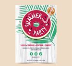 西瓜夏季派对传单