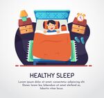 健康睡眠人物