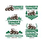 农场拖拉机标志