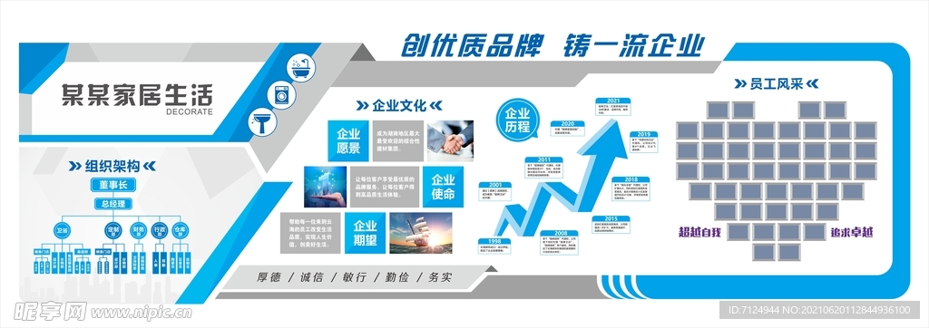 创优质品牌 铸一流企业 企业文