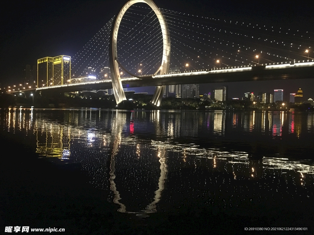 柳州白沙大桥夜景