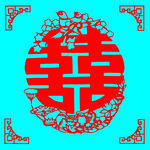 喜上眉梢剪纸