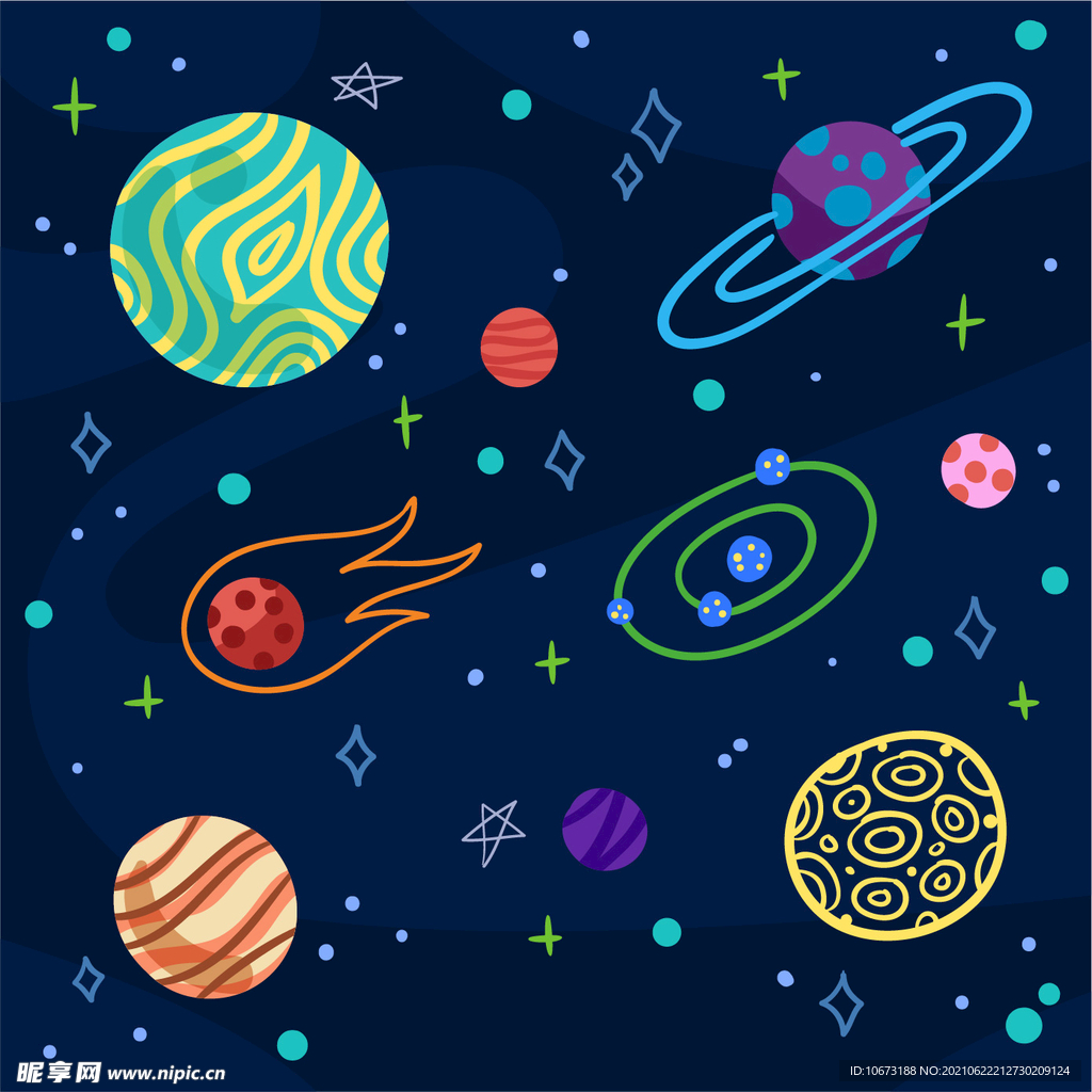 星球背景 
