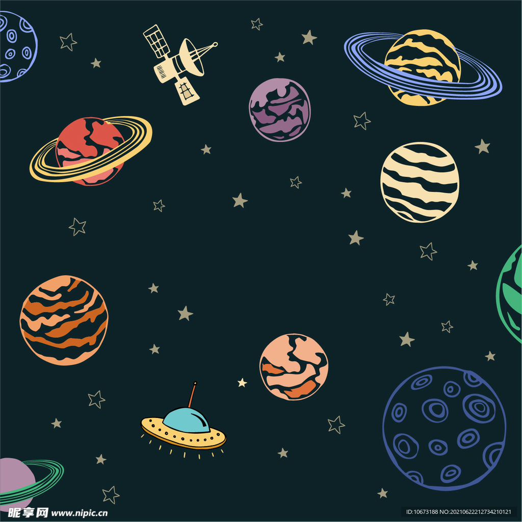 星球背景 