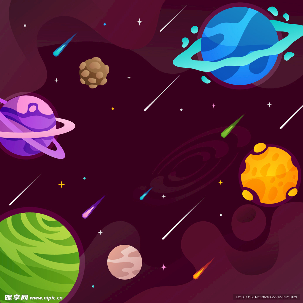 星球背景 