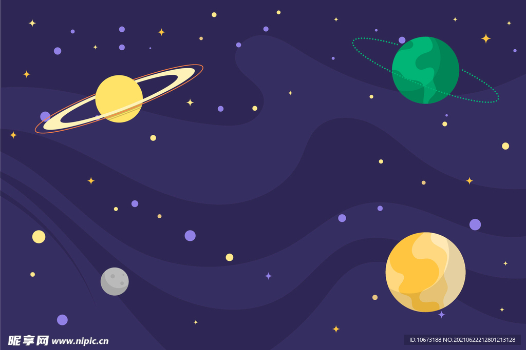 星球背景 