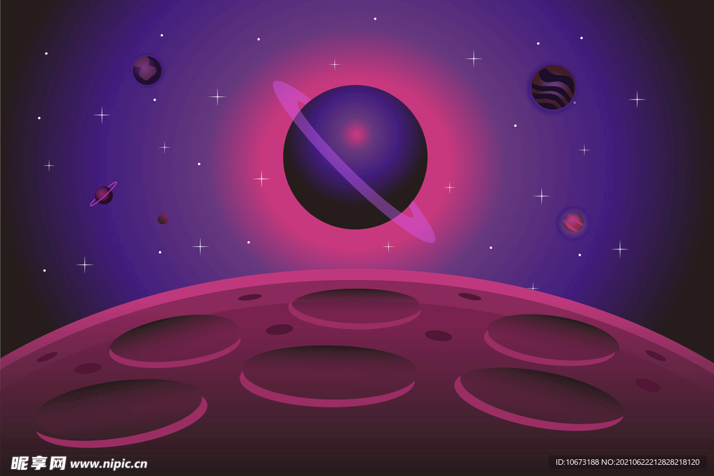 星球背景 