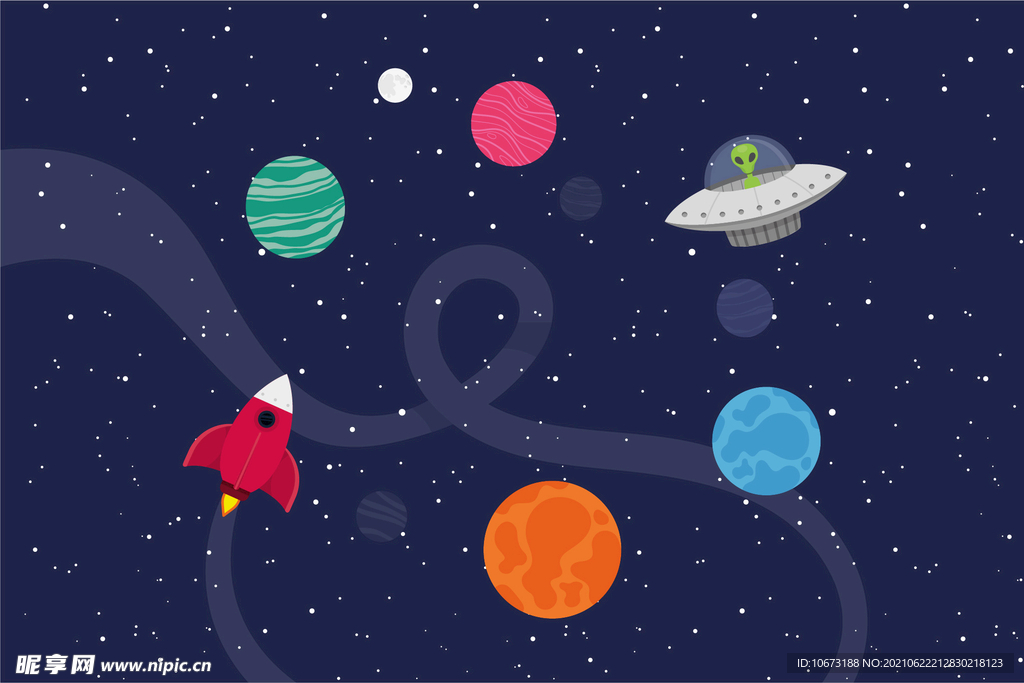 星球背景 