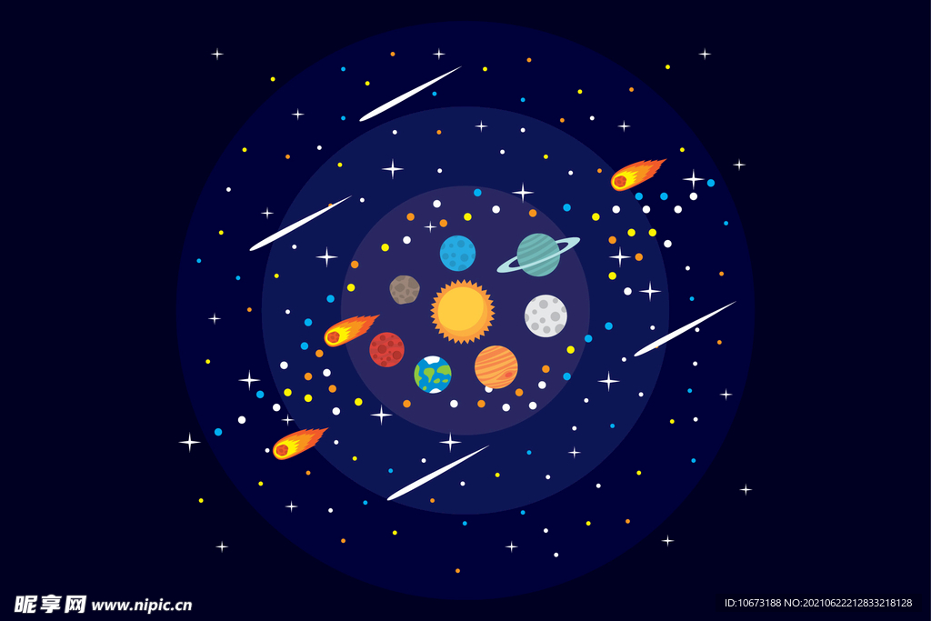 星球背景 
