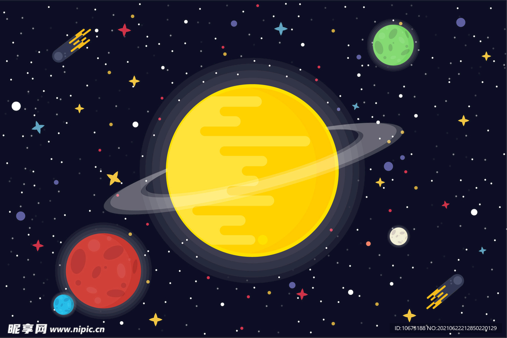 星球背景 