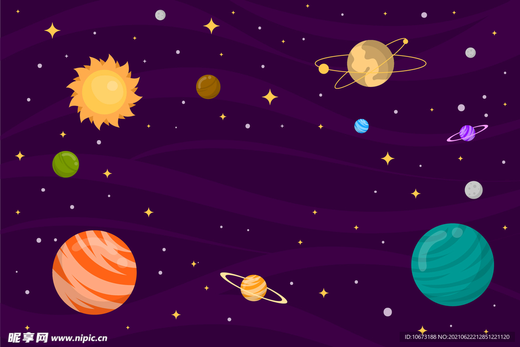 星球背景 