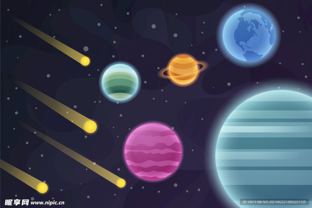 星球背景 