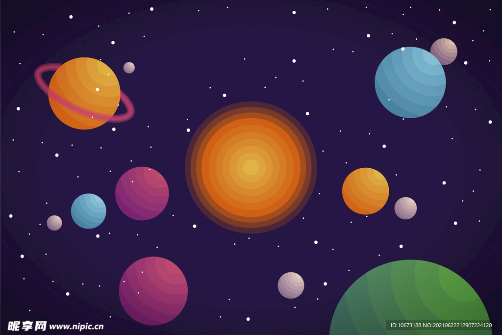 星球背景 