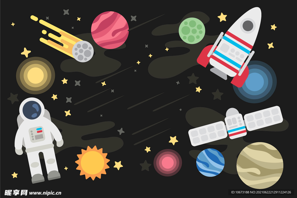星球背景 