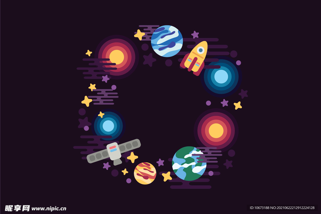 星球背景 