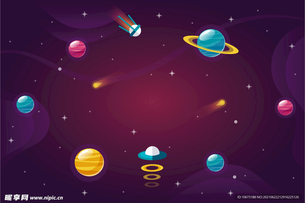星球背景 