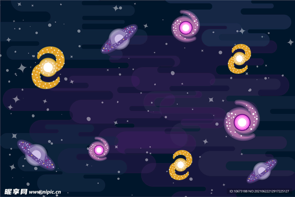 星球背景 