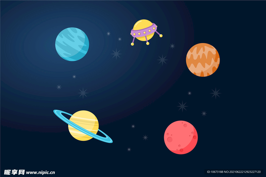 星球背景 