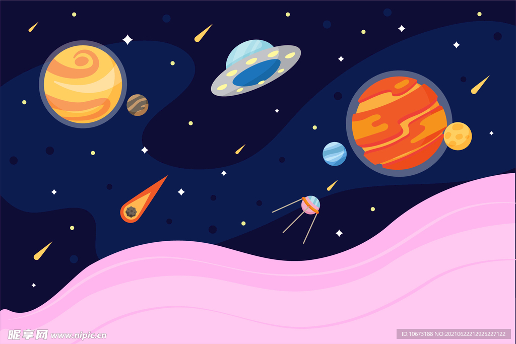 星球背景 
