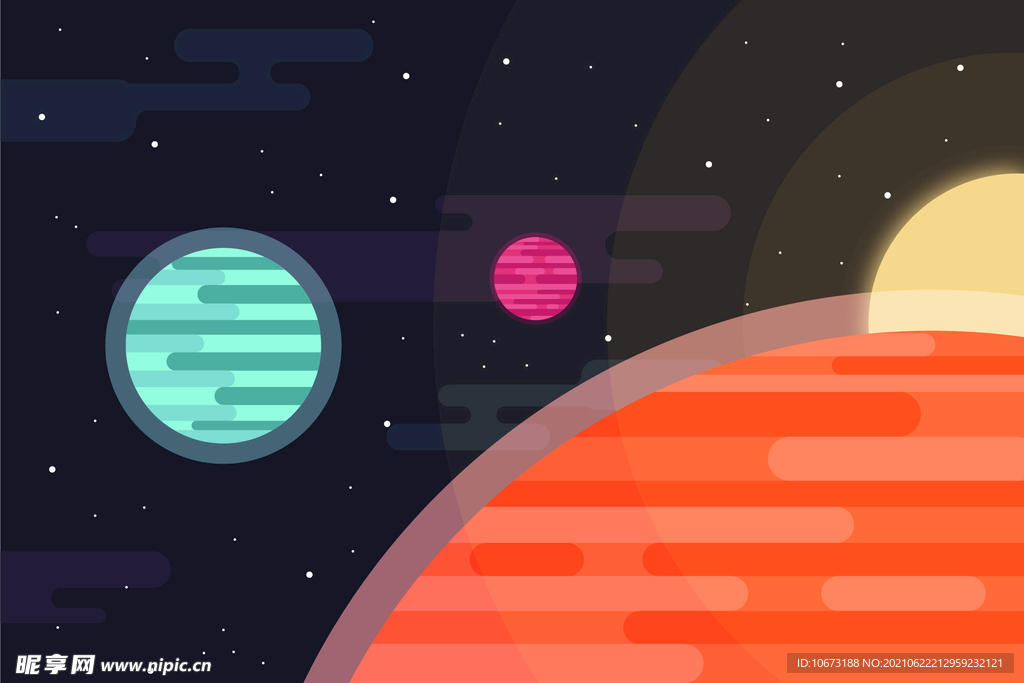 星球背景 