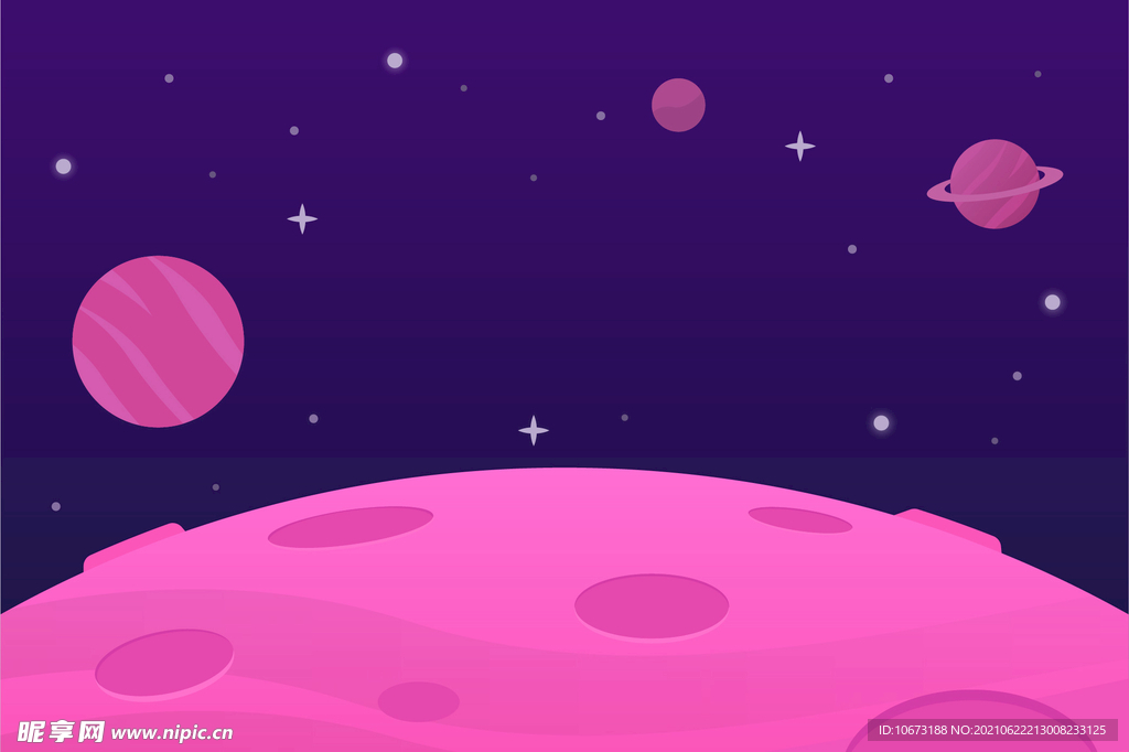 星球背景 