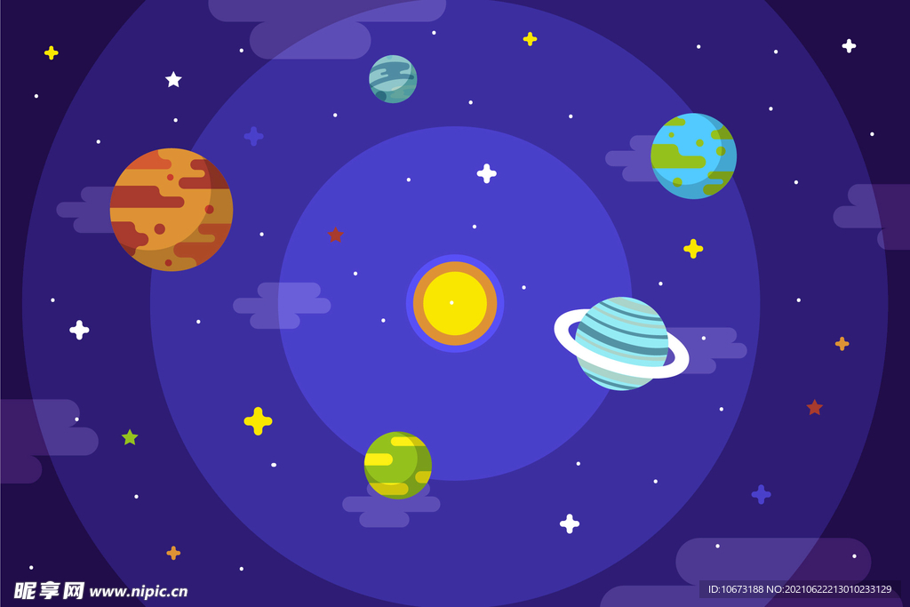 星球背景 