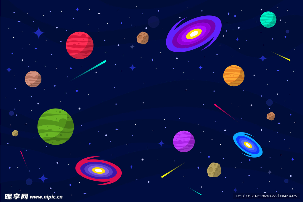 星球背景 
