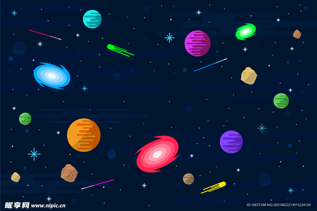 星球背景 