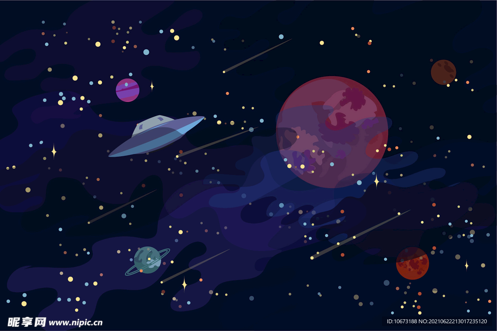 星球背景 