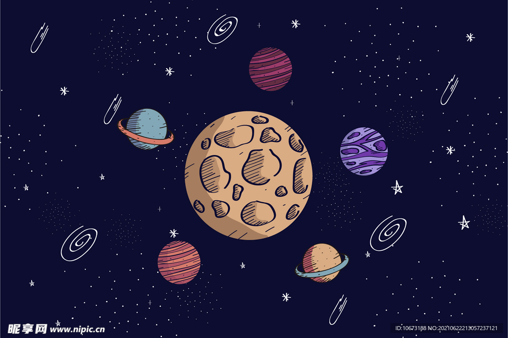 星球背景 