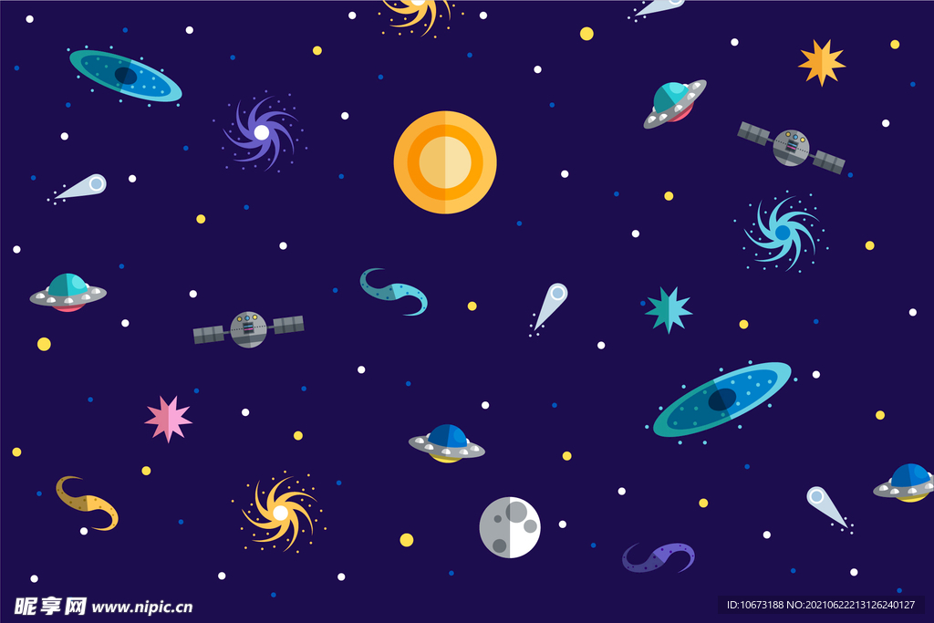 星球背景 