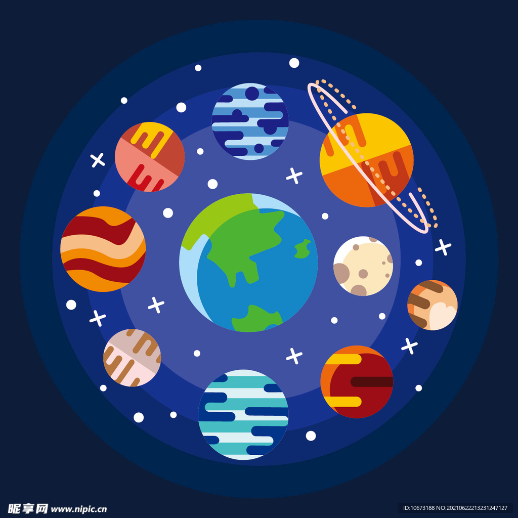 星球背景 