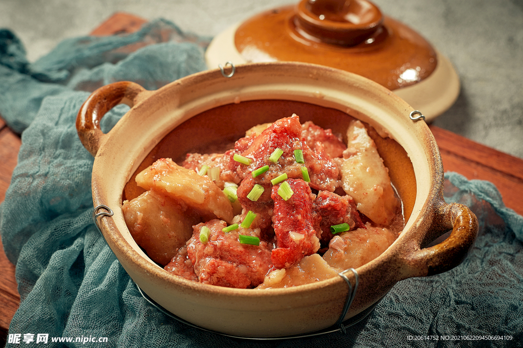 垂涎欲滴的粉蒸肉