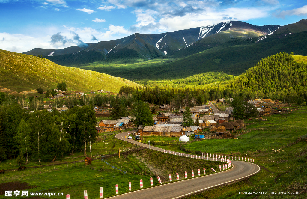 美丽的大山风景