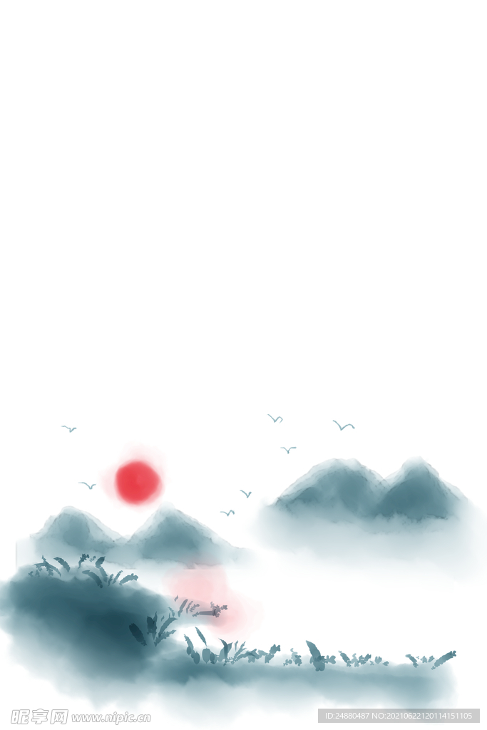 古风水墨背景